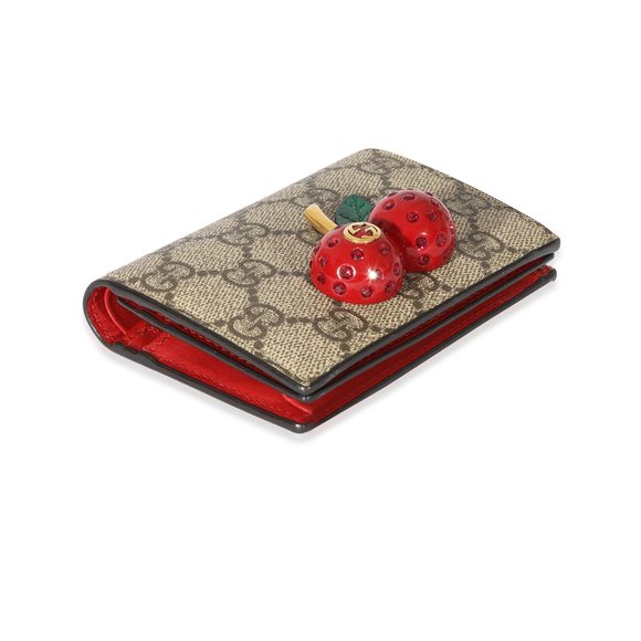 Gucci GG Supreme Cherries Card Case Wallet - Picture 6 of 7